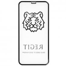 Защитное стекло для iPhone X/XS Tiger 5D (Черный)